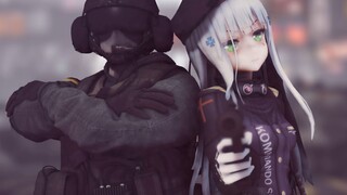 [MMD Girls 'Frontline x Rainbow Six] Jäger x HK416 "A Light That Never Comes" [1080p60]