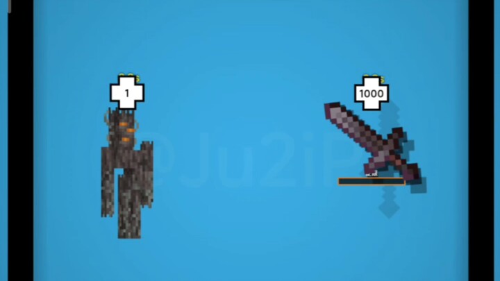 Gaji vs. Netherite Sword