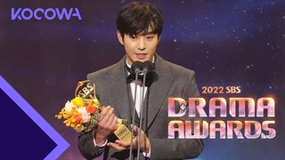 Ahn Hyo Seop wins the Male Top Excellence Award l 2022 SBS Drama Awards Ep 2 [ENG SUB]