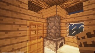 Teach you how to build a beautiful and practical three-person survival base (including interior teaching): Minecraft Building Tutorial 17