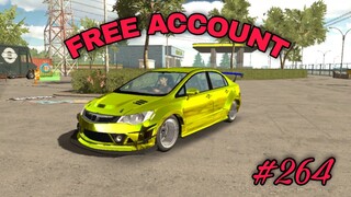 free account #264 with paid body kits car parking multiplayer v4.8.4 giveaway