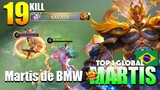 Martis Brutal SAVAGE🔥 Beast Mode is Real... | Top 1 Global Martis Gameplay By Martis de BMW ~ MLBB