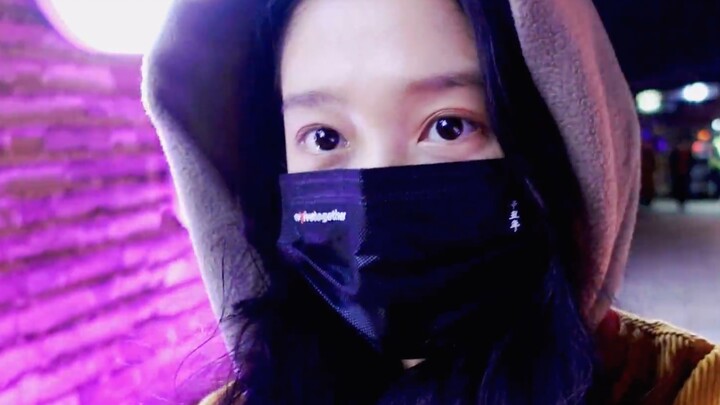 【关晓彤】南京樱花开了！夜游赏樱也是很美好的事情！