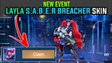 GET LAYLA S.A.B.E.R SKIN AND NEW REDEEM CODE || MOBILE LEGENDS