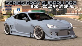 Series Gray Subaru BRZ | Body Color Tutorial in Car Parking Multiplayer New Update