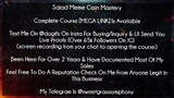 Sajad Meme Coin Mastery Course download