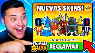 CONSEGUI TODAS las NUEVAS SKINS SECRETAS 0.53 de STUMBLE GUYS! 😱
