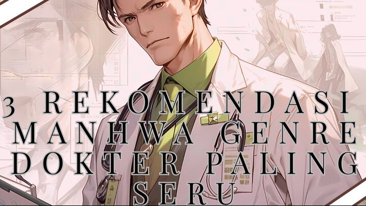 3REKOMENDASI MANHWA BERTEMAKAN DOKTER PALING SERU!!!