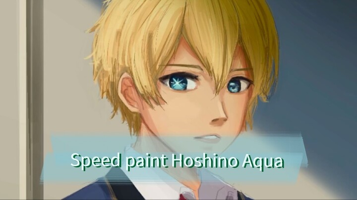 [Digital Art] Speed Paint Fan Art Hoshino Aqua by Ashariart