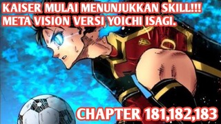 Alur Cerita BLUE LOCK Chapter 181,182,183 - META VISION, FORMULA BARU YOICHI ISAGI