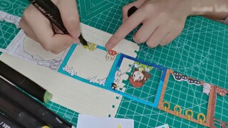 [Pop-up Book] Homemade Vùng đất linh hồn Sách bật lên mini