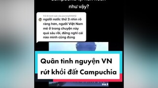Trả lời  Khi rút quân khỏi đất Campuchia, quân tình nguyện VN được nhân dân tại đây cảm ơn rất nhiềufyp vietnam sad MeReviewPhim