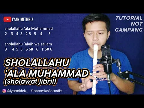Not Angka Sholallahu Ala Muhammad (Sholawat Jibril) | Tutorial Recorder - Bstation