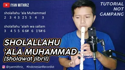 Not Angka Shallawat Jibril (Shallalahu Ala Muhammad)