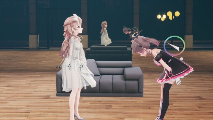 【Sakima Nina 3D】Teacher Nina successfully taught Xiao Hu to dance, and the results are displayed