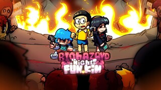 [FNF Chinese Mod] BIOHAZARD Night Funkin ของโนบิตะ การสาธิตอย่างเป็นทางการของ BIOHAZARD Night Funkin