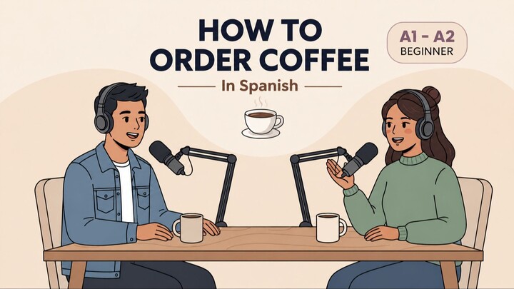 Real Spanish at the Coffee Shop ☕ | Listening Practice for Beginners