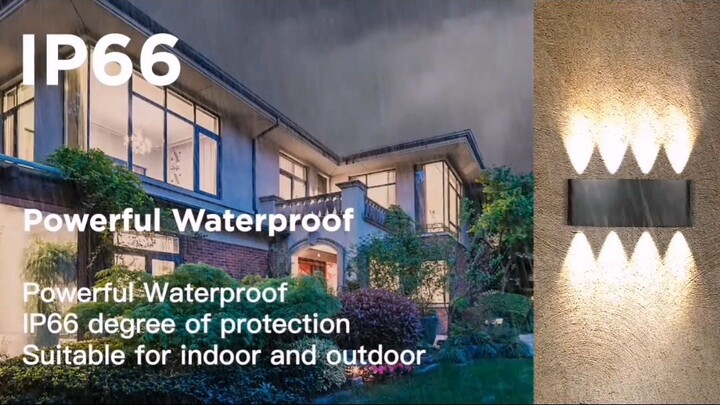 Outdoor LED Wall Lamp for Yard Waterproof Porch Lamp Garden LED Wall Lig
