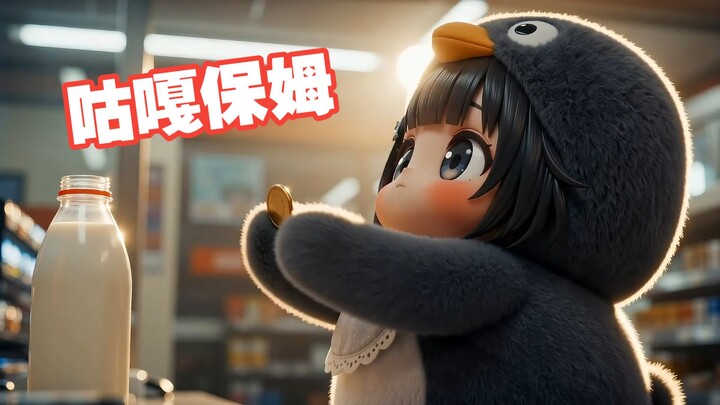 Xiao Gu Ga ingin minum susu