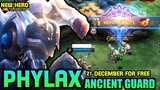 Phylax Mobile Legends , New Hero Phylax Ancient Guard - Mobile Legends Bang Bang