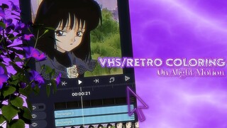VHS/Retro Coloring - Alight Motion Tutorial