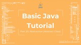 Basic Java Tutorial #20 Abstraction [Object Oriented Programming]