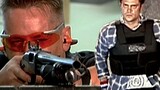 He WANTS to get shot with this riot gun | Jackass: The Movie | CLIP