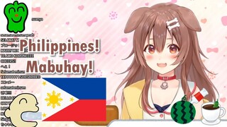 Korone said a Filipino word in her 800k subs celebration!