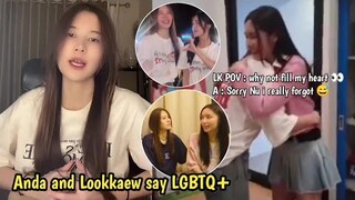 Anda and lookkaew say LGBTQ