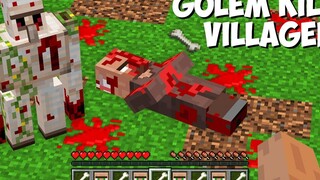 ทำไม IRON GOLEM ถึงฆ่า VILLAGER ใน Minecraft ไอรอน โกเลม คิลเลอร์ !