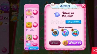 CANDY CRUSH SAGA LEVEL 72 (NEW VERSION)