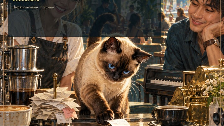 Caturday พิเศษ, คาเฟ่แมวสยาม - ใบเสร็จหาย ใจเจอ
