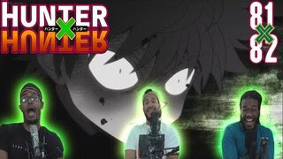 KILLUA FLIPPED THE SWITCH AGAIN!! | HUNTER X HUNTER EPISODE 81 & 82 REACTION