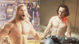 Thor: Loki, đồ ngu ngốc, anh rất vui khi thấy em bị lột quần áo!