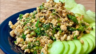 GỎI GÀ - Gỏi Gà Thái Lan Hương Vị Lạ Mà Ngon | Thai Chicken Salad - Chicken Larb Salad