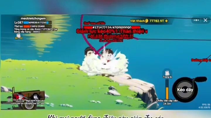 Tes sức mạnh Chiêu Mới của Nam Khổng