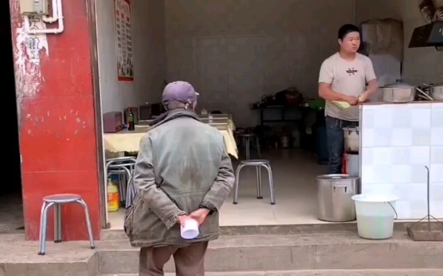 His only wish is to eat a bowl of rice noodles.