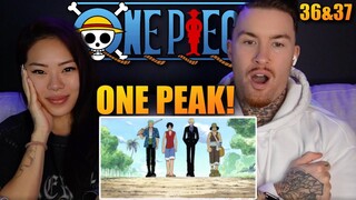 BY FAR THE BEST EPISODE YET | First Time Watching One Piece Anime! Ep 36-37