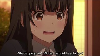 Yume saw mizuto with another girl and she gets jealous , My Stepmom's Daughter Is My Ex ep 3