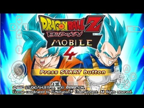 NEW DBZ Budokai Tenkaichi 4 Mobile PPSSPP ISO DBZ TTT MOD With Permanent Menu!