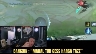 TERNYATA SEGINI HARGA TAZZ !! TANGGAPAN BANG XIN TAZZ FAREWELL DARI EVOS !!