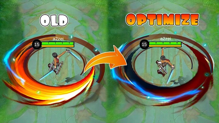 Fanny Mikasa Optimized VS OLD Skill Effects