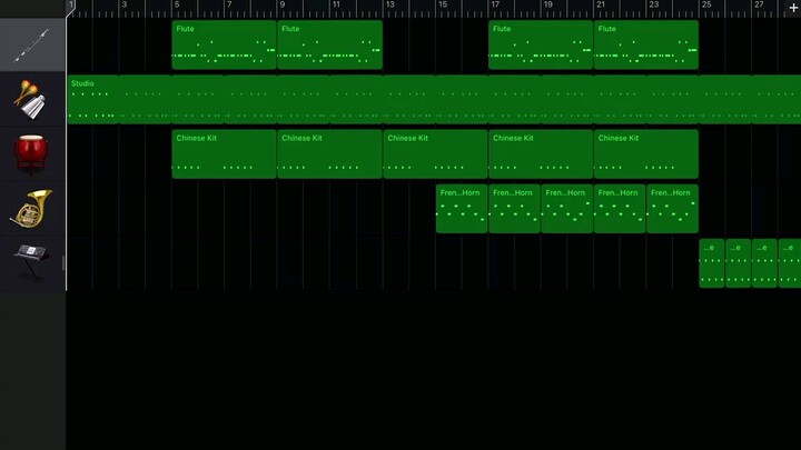 【Garageband】鱿鱼游戏主题曲Way Back Then（part1）第二部分随缘更