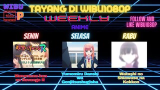 Jadwal Upload anime