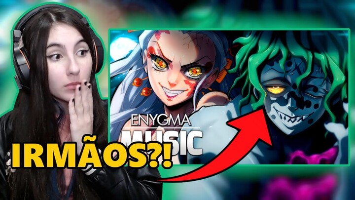 REACT Lua Superior 6 | Daki e Gyutaro (Kimetsu no Yaiba) | Enygma feat. Mistery