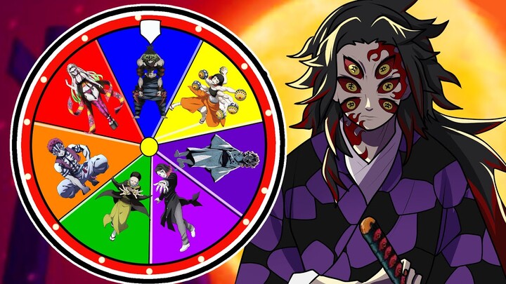 A Roleta ESCOLHE Qual Oni EU VOU JOGAR no Demon Slayer