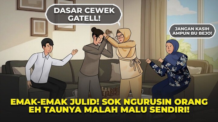 AZAB EMAK-EMAK JULID! MULUT PEDAS BERUJUNG MALAPETAKA - DRAMA ANIMASI