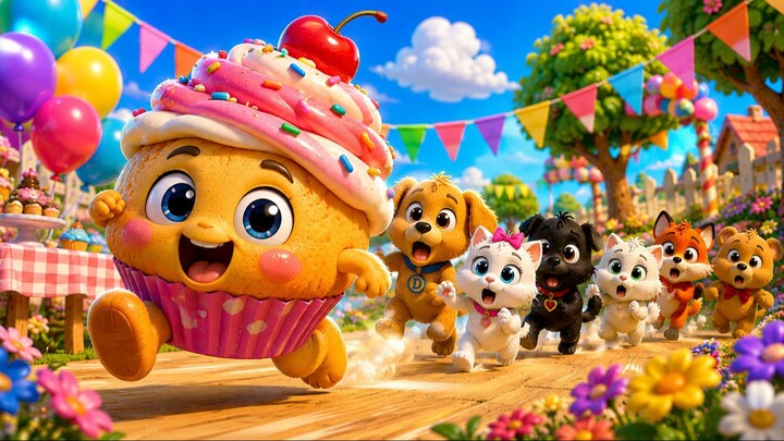 🧁😱 THE GIANT CUPCAKE RAN AWAY FROM THE PARTY!