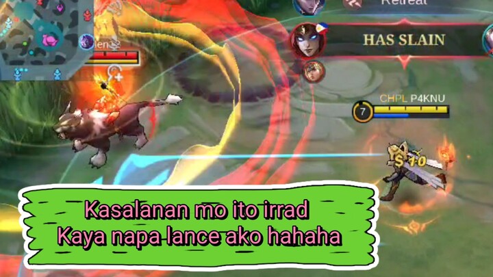 Napa lance ako dahil sayo irrad🤣