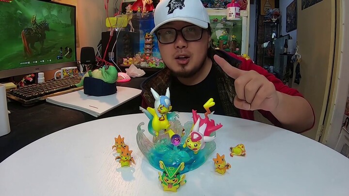 [Pokémon Figure] Pikachu Dress Up Series, Perbandingan Produk Resmi dan Dalam Negeri!